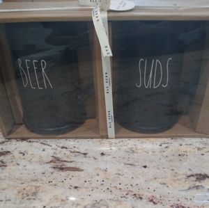 Rae dunn large BEER SUDS mugs new sealed